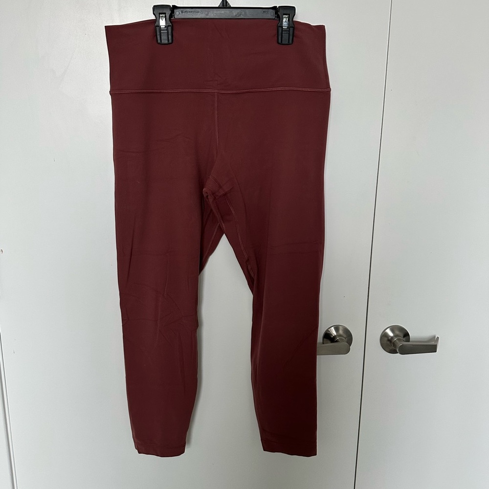Lululemon Align 25 inch Smoky Red